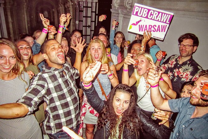 #1 Pub Crawl Warsaw with Optional Premium 1 Hour Open Bar - Chmielna Street Start at Labirynt Club (8:00 pm)