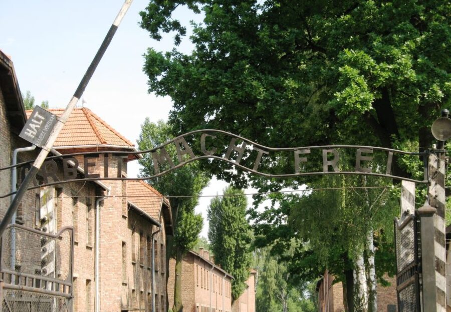 From Warsaw: Auschwitz-Birkenau Small Group Tour with Lunch - Key Camp Sights: Arbeit Macht Frei, Railway Ramps, Watchtowers