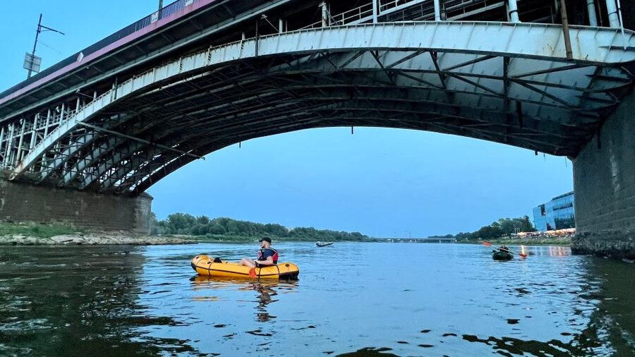 Packrafting kayaking guided tour Vistula river Warsaw Poland - Price and value: what $36 buys you in real terms