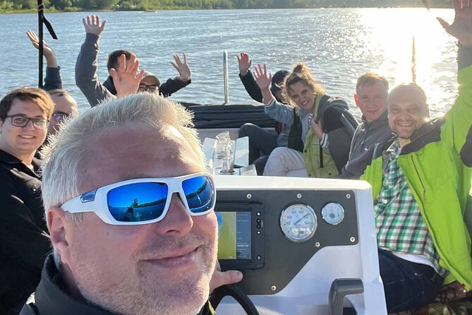 Private Cruise on Vistula in Warsaw for 9 with our Helmsman - National Stadium to the Vistula Promenade: The City’s “Big Shape” From Water