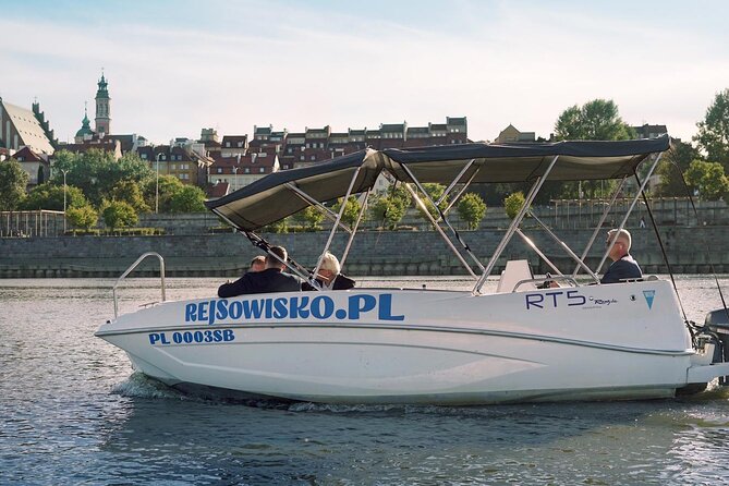Private Cruise on Vistula in Warsaw for 9 with our Helmsman - Royal Castle and the Old Town From the Water: The View That Helps Everything Click