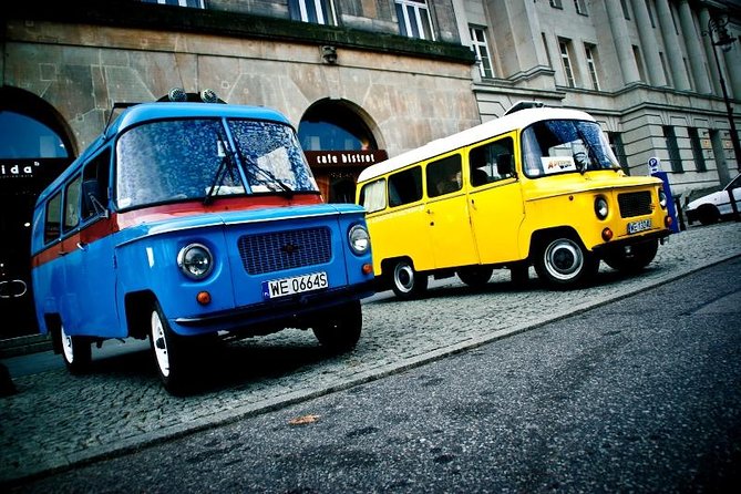 Private Off the Beaten Path trip in Warsaw - A retro van, a tight route, and real Warsaw contrasts