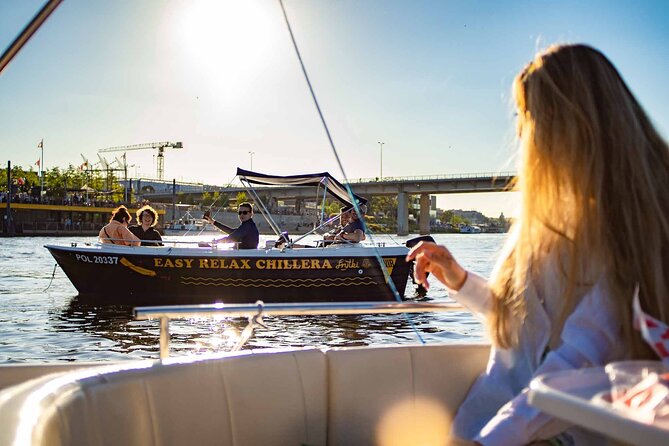 Rental of Motorboat for 5 on Vistula in Warsaw no Licenses Needed - Price and Value: Is $68.69 for Up to 5 Actually Fair?