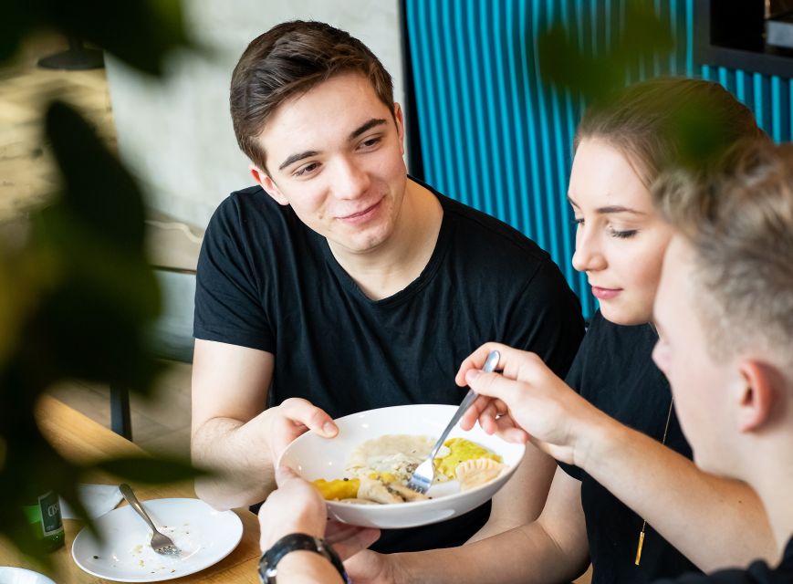 Taste of Poland, food tour and guided walk with 12 tasting - Another restaurant tasting block: dumplings in the spotlight