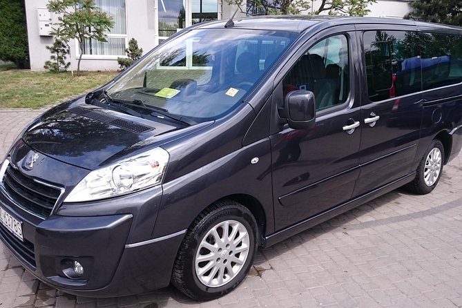 Warsaw Chopin Airport private transfer 5 to 8 passengers - The Minivan Ride and English-Speaking Driver