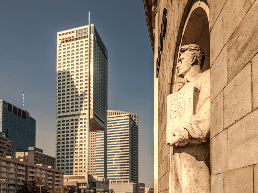 Warsaw: Communism Tour in an Original Socialist Van - Constitution Square and MDM: socialist housing, real people