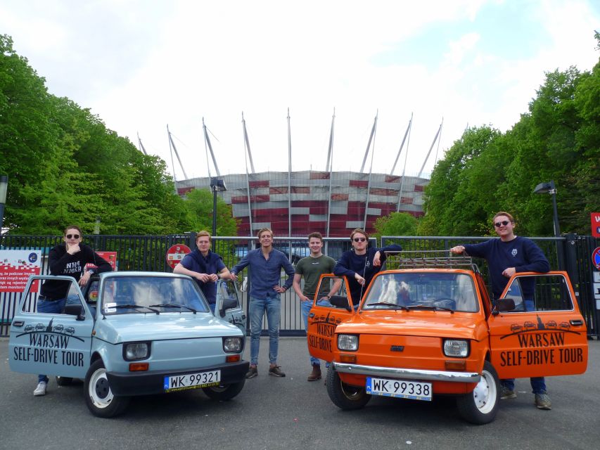 Warsaw: Communist History Self-Driving Tour - The House of the Communist Party: then versus now