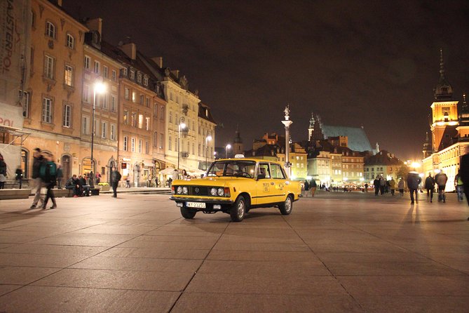 Warsaw Evening Private Tour by Retro Fiat - How the Retro Fiat Makes a Night Tour Feel Different