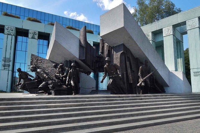 Warsaw for WWII Buffs - private tour with hotel pickup - The Warsaw Uprising Monument: 1944 defeat and a new political era