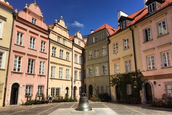 Warsaw Highlights by Bike with Breathtaking Sceneries - WWII context with the Warsaw Uprising Monument and Ghetto boundary markers