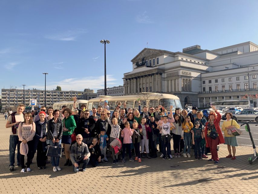 Warsaw: Highlights Guided Retro Bus Tour - Wedel Chocolate Lounge: the small included break that helps
