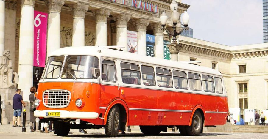 Warsaw: Highlights Guided Retro Bus Tour - The retro 1980s bus: why “Cucumber” changes the experience