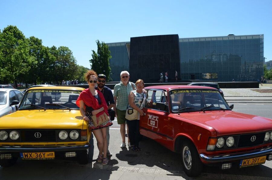 Warsaw Jewish Heritage Private Tour in Retro Fiat - Key highlights at a glance