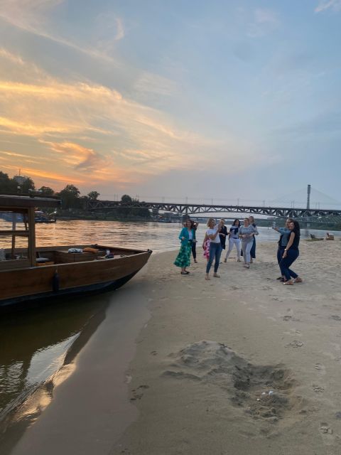 Warsaw: Vistula River Sunset Cruise with Welcome Drink - Onboard the Galar Wiślany: Wooden Boat, Two Decks, Real Comfort
